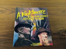 Vtg 1984 A Nightmare On Elm Street Sticker Album Freddy Krueger NOS Unused picture
