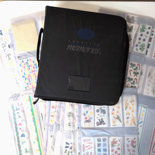 FULL Creative Memories Sticker Binder  18 page inserts of stickers Scrapbooking picture