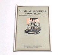 Graham Brothers Dodge Motors Power Plant Early 1900's Car Truck Catalog Rare picture