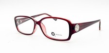 NEW MODERN ALEXIS BURGUNDY AUTHENTIC EYEGLASSES 55-15-135 picture