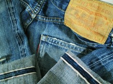 HOT VTG 1966 REPRO Men's LEVI'S @ 501 BIG E SELVEDGE JP Jeans 31 x28 (Fit 28x28) picture