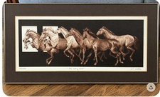 G H  Rothe “They Way Out” Signed Frame Numbered 149/200 Mezzotint Etched Picture picture