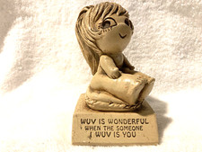 Paula Statue Wuv Is Wonderful 1970 W 168 Figurine 4 3/4