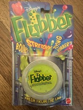 Vintage 1997 Disney Flubber Flying Rubber Mattel Sealed Green NOS Movie Toy picture