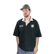 Vintage KooGa London Irish Rugby Polo Shirt Mens XL Black Guinness Beer Jersey picture