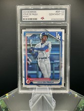 2024 Bowman BP-12 Josue De Paula Dodgers Prospect Rookie~GEM MINT PTA 10🔥 picture