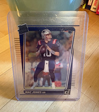 Panini 2021 Clearly Donruss Rated Rookie Mac Jones Patriots #55 Gold RC picture