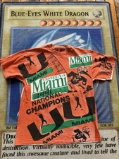 Vintage 1991 University Of Miami Hurricanes All Over Print T Shirt Men’s XL NCAA picture