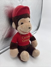 Vtg 1970s Knickerbocker Curious George 14” Musical Plush Plays “Brahms Lullaby” picture