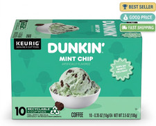 Mint Chip Flavored Coffee Keurig K-Cup Pods 10 Count Box picture