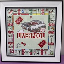 Monopoly Board Liverpool FC Artwork. Brand New.   picture