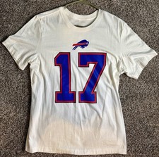Nike Josh Allen #17 Buffalo Bills T-Shirt Mens Medium White NFL Football picture