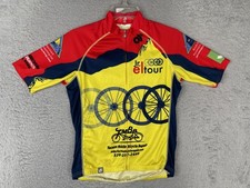 Champion System Cycling Jersey Youth M Jr El Tour Tucson Full Zip Pockets Bike picture