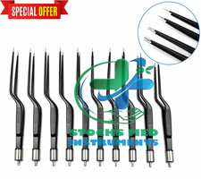 American Reusable Non-Stick Bayonet Bipolar Forceps Set Of 10 Pcs picture