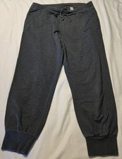 Patagonia Ahnya Pants Womens Large Gray Joggers Organic Cotton Blend 21970 picture