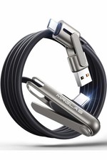 【2026 Upgraded】3-in-1 240W Invisible Stand Fast Charge USB C to USB C Cable picture