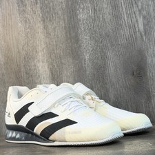 Adidas Adipower III Weightlifting Shoes Men Sz 11 White *Read Description GY8926 picture