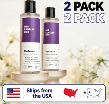 2pc HER FANTASY BOX Refresh Feminine 8 Wash Gel, Paraben-Free Treatment fl oz picture