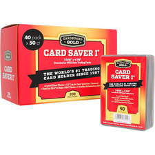 Cardboard Gold Card Saver 1 Case - Semi Rigid Card Holders - 2000 Count picture