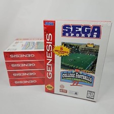 College Football's National Championship II (Sega Genesis, 1995) Lot Of 5 Sealed picture