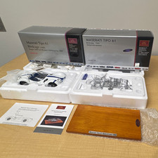 CMC 1/18 Maserati Tipo 61 Birdcage 1000KM 1960 M-047 and M-122 Chassis Display picture
