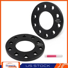 (2) 12mm 5x120 5x5 5x127 Wheel Spacers For Chevy Corvette Cadillac CT5 CT6 CTS picture