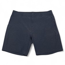 NWOT Vuori Aim Short Grey Flat Front Shorts Men’s Size W36 L8 V368 Golf Logo picture