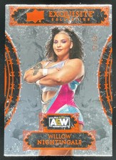 2024 AEW Black Diamond Wrestling Exquisite Orange #13 Willow Nightingale /50 picture