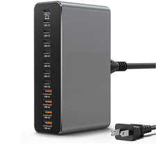 Estación de Carga 380W con 12 Puertos y USB-C 65W para Portátiles. Nuevo picture
