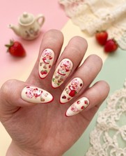 Strawberry Shortcake  Nail Art Stickers  - Character Themed Nail Art picture