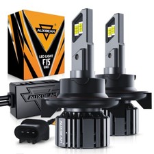AUXBEAM H13 9008 LED Headlight Bulbs Kit High Low Beam Super Bright Canbus 6500K picture