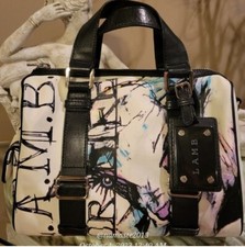L.A.M.B. Gwen Stefani Lamb For Life Walderston Signature Satchel Luxury Bag #536 picture