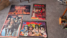 VINTAGE KISS POSTER LOT (4) Original 1976 1977 1978 Aucoin Casablanca Western Gr picture