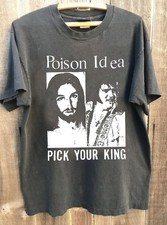 Poison Idea Pick Your King vintage black tee shirt classic style QT3041 picture
