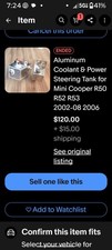 Aluminum Coolant & Power Steering Tank for Mini Cooper R50 R52 R53 2002-08 2006 picture