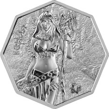 2025 GERMANIA MINT WITCHCRAFT: HERBALIST 1 OZ SILVER BU picture