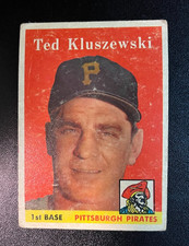 1958 Topps - Ted Kluszewski , #178  , Pirates , VG , Read picture