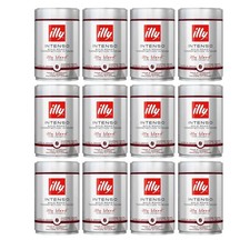12 X illy Intenso Whole Bean Coffee in Tin 100% Arabica Dark Roast 250g picture
