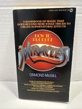 How to Produce Miracles McGill 1st Don Kraig Copy w/ Inserts PB picture