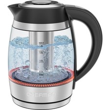 Chefman Custom-Temp 1.8L Electric Kettle - Stainless Steel picture
