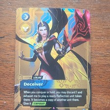 League of Legends CCG LeBlanc Legend Deceiver Foil Card, English picture