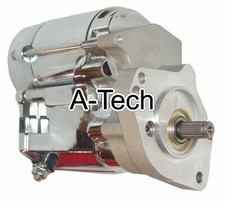 SHORT CHROME 1.6kw Starter for EARLY BIG DOG MOTORCYCLES -2004 picture