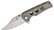 Kizer Junges Folding Knife, Green Micarta Handles V3551N4 picture