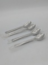 Lenox ESQUIRE Teaspoons Glossy 18/10 Stainless Steel Lot 4 Spoons Unused 6 1/8