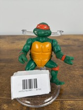 1988 Playmates TMNT Michelangelo Action Figure Vintage Mirage Studios Turtle Toy picture