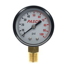 PASCO SPECIALTY 1729 Pasco 1729 2 100# Pressure Gauge picture