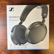Sennheiser Momentum 4 Over The Ear Wireless Headphones - Black - W/Box and Case picture