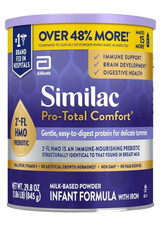 4 Pack Similac Pro-Total Comfort Infant Formula Powder With Iron Non-GMO 29.8 oz picture
