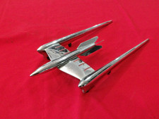 VINTAGE 1950 51 OLSMOBILE ROCKET HOOD ORNAMENT CHROME OLDS picture