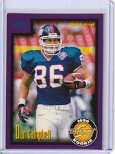 1999 Score #S-45 Dan Campbell RC Rookie Card New York Giants Detroit Lions picture